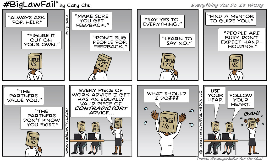 BigLawFail Comics Everything You Do Is Wrong