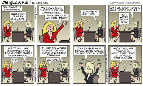 BigLawFail Comics Certifiable Workaholic