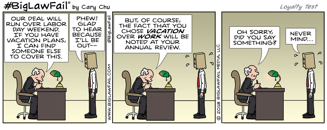 BigLawFail Comics Loyalty Test