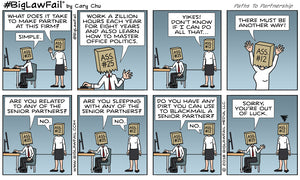 BigLawFail Comics Paths To Partnership