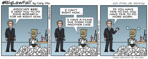 BigLawFail Comics Eat Drink Be Working
