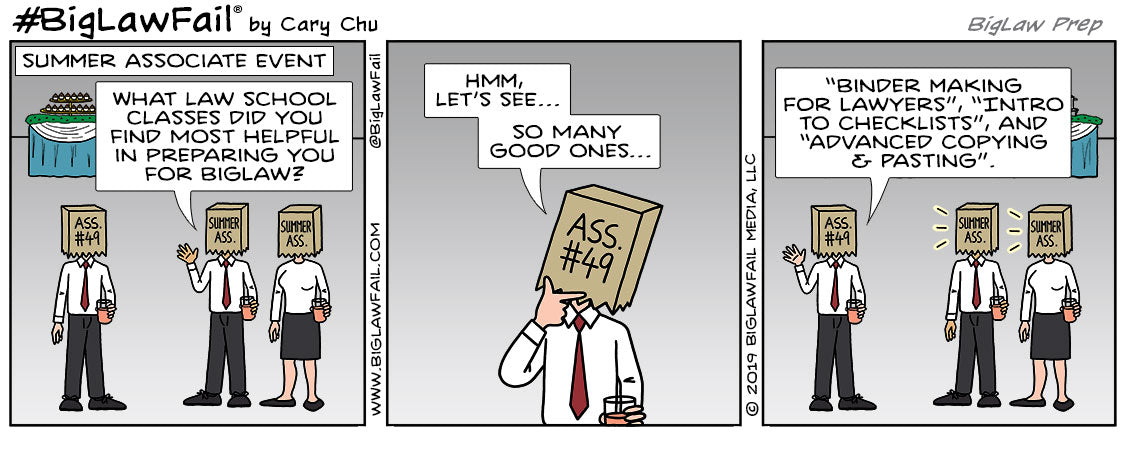 BigLawFail Comics BigLaw Prep