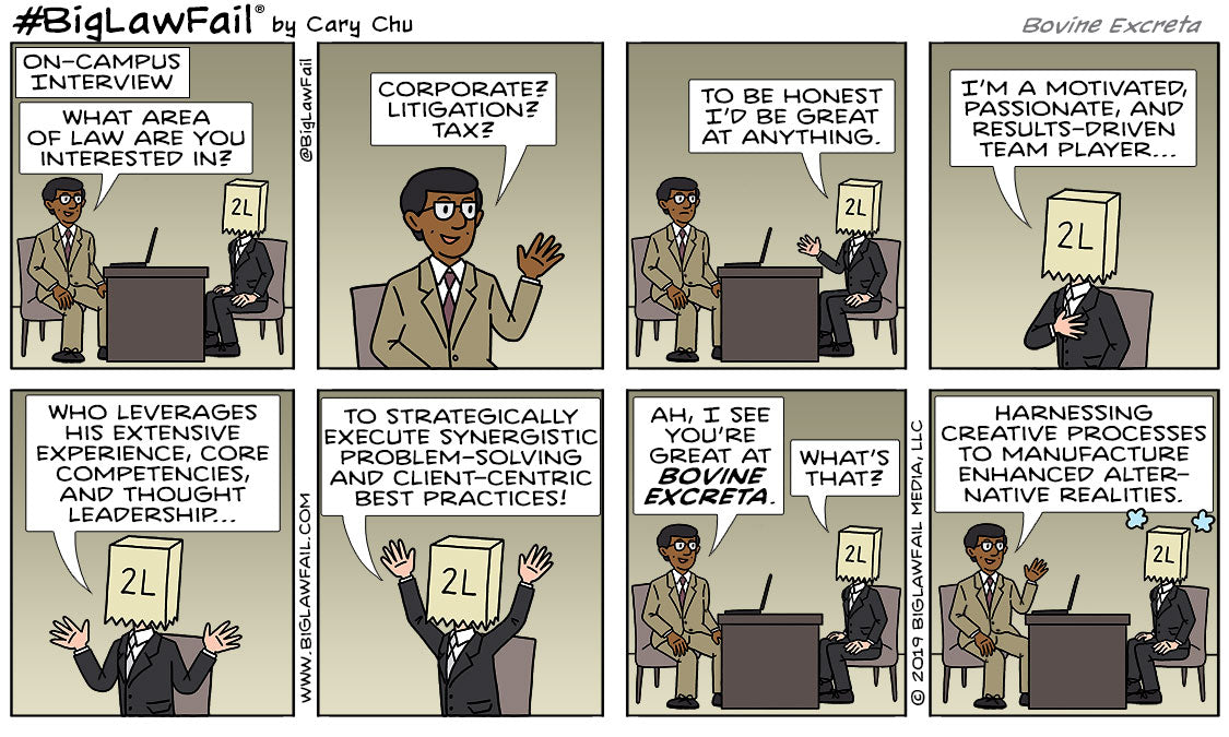 BigLawFail Comics Bovine Excreta