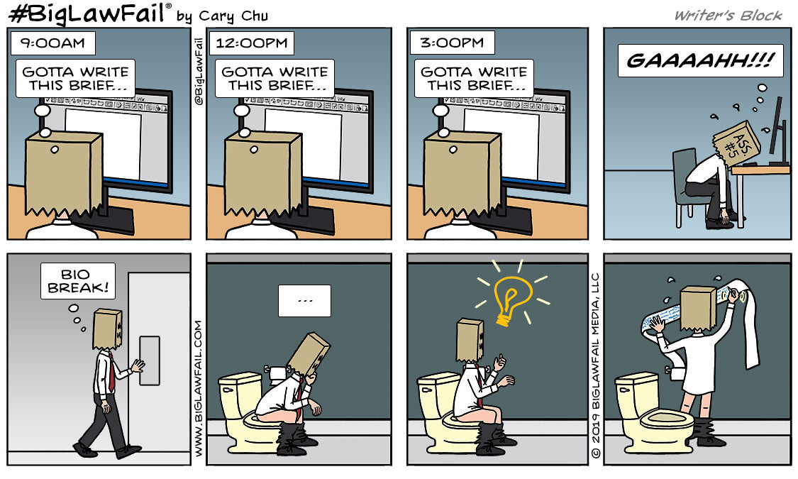 BigLawFail Comics Writers Block