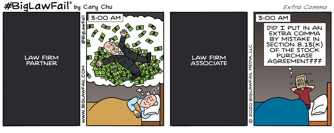 BigLawFail Comics Extra Comma