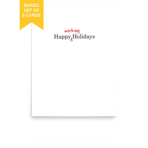Working Holidays Card, Box of 8