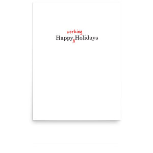 Working Holidays Card